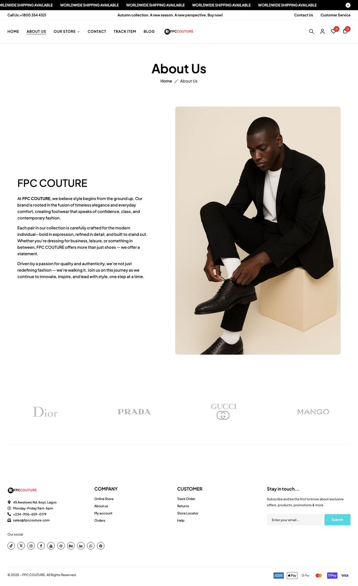 FPC Couture About Us page