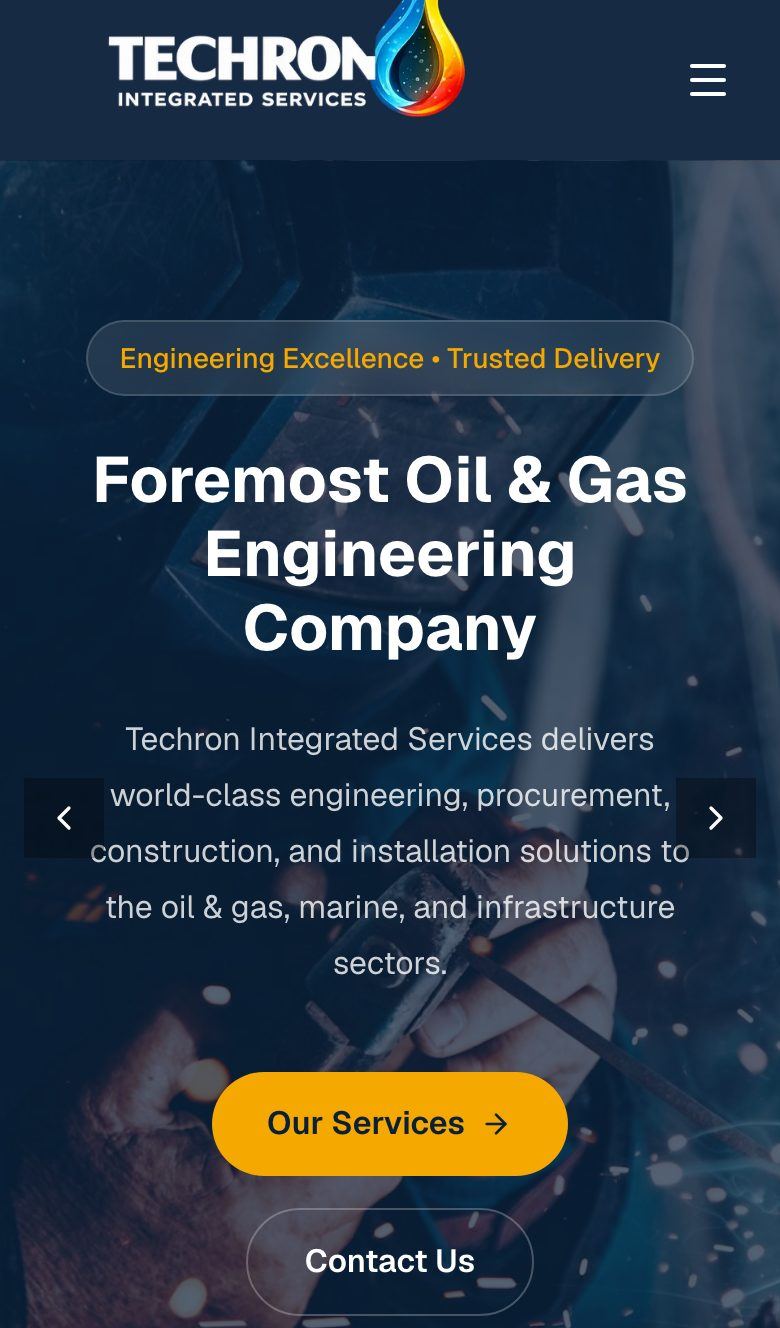 Techron Integrated on mobile